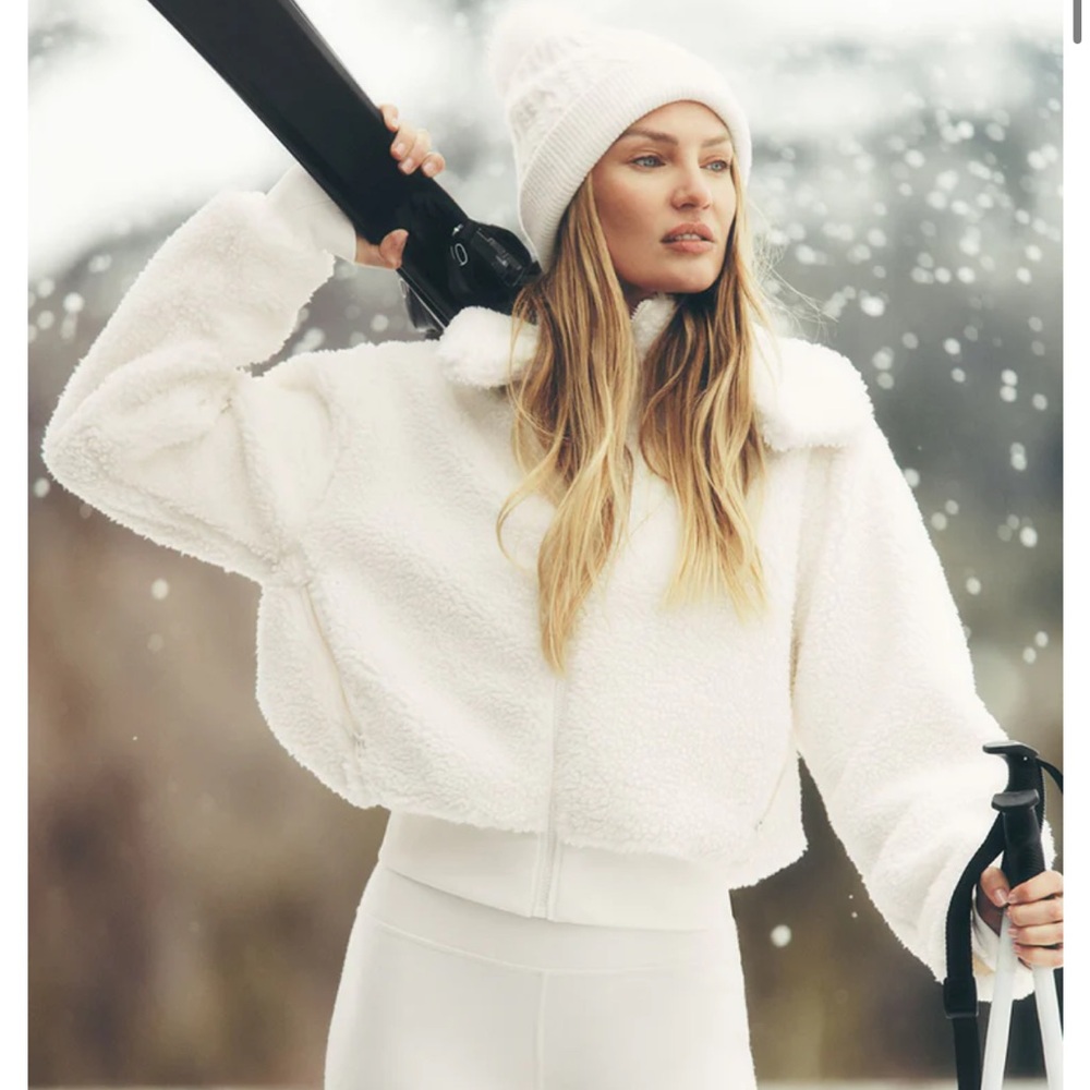 ALO Yoga Cream Sherpa Jacket